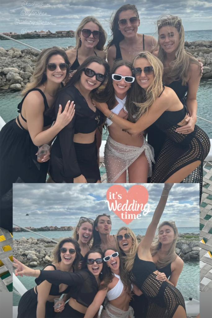 Brittany Mahomes celebrates her friend's bachelorette party in Tulum.