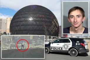 Maison Des Champs caused more than $100K in damage climbing Las Vegas Sphere — and bragged he won't be charged: cops