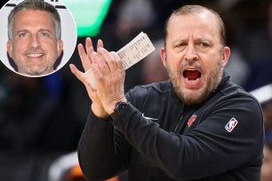 Tom Thibodeau Coach of the Year is trending in the right direction as bets fire in. 