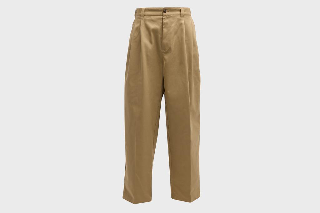 A pair of tan pants, courtesy of Neiman Marcus brand.