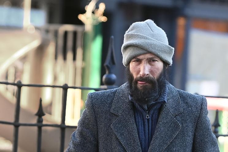 The man, known as Matthew, is a known vagrant in the West Village.