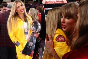 Gracie Hunt celebrates the Chiefs' Super Bowl 2024 win with Taylor Swift in new photos. 