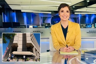 Catherine Herridge sitting at a desk