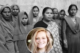 composite image of women who fought back against their attackers.