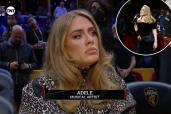 Adele has explained why she looked visibly annoyed in a viral meme from an NBA game two years ago.