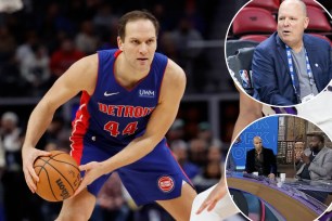 The Knicks acquired Bojan Bogdanovic in a trade with the Pistons ahead of the NBA trade deadline.