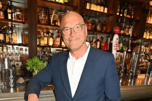 Gregg Wallace in a suit