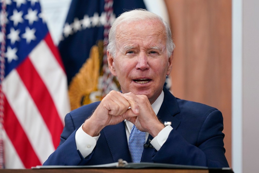 Biden has sought to bolster domestic manufacturing in computer chips in anticipation of a possible Chinese invasion of Taiwan.