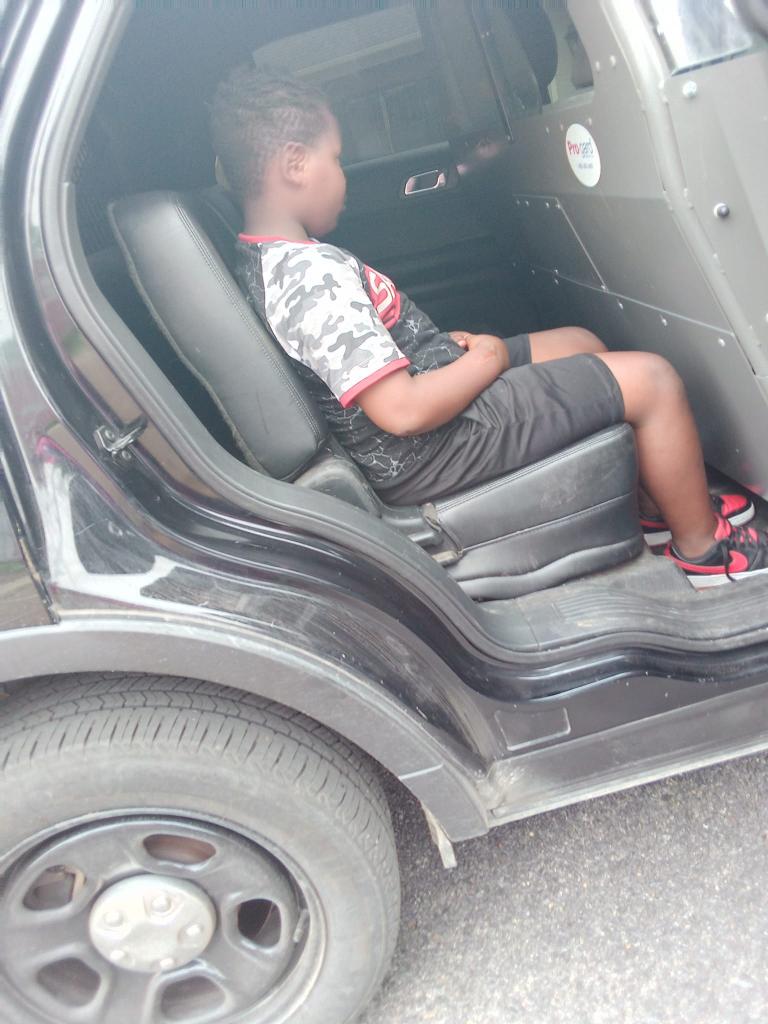 The boy was taken into custody when he was spotted urinating in a parking lot last August.