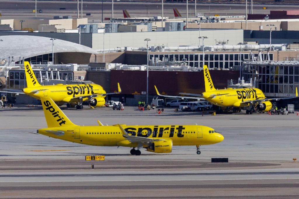 Spirit Airlines planes