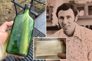 Richard E. Brooks Mattituck High School message in a bottle