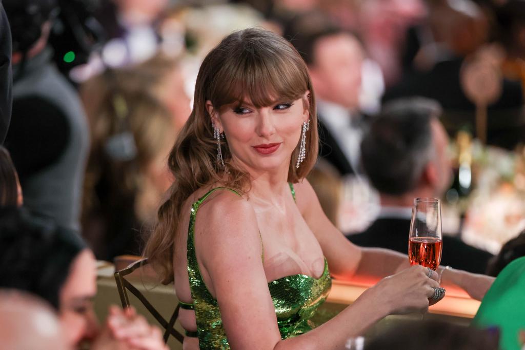 Swift attended the award show after her concert film was nominated for an  award