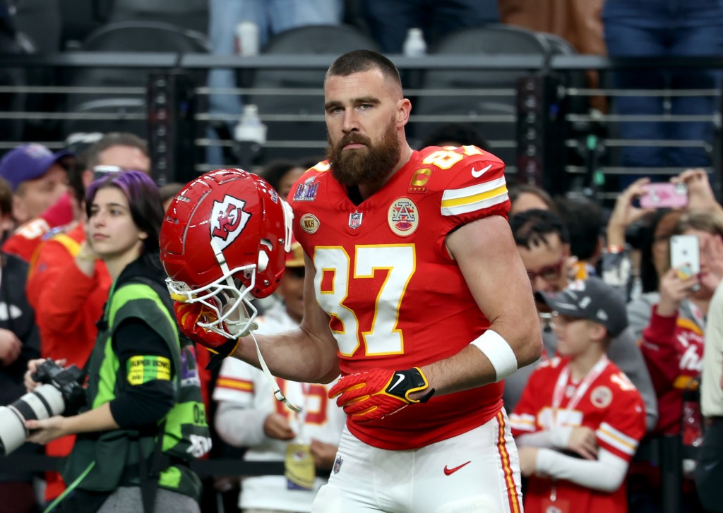 Travis Kelce won the People's Choice Award for Athlete of the Year following the Chiefs' Super Bowl 2024 win.