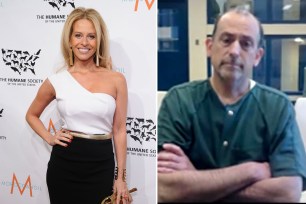 Tommy Manzo in jail, Dina Manzo in a file phot.