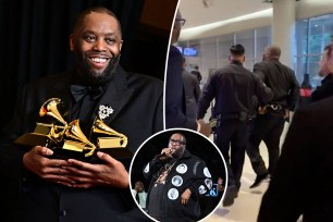 Rapper Killer Mike was reportedly booked for Misdemeanor Battery Sunday night mere moments after securing three wins at the 2024 Grammy Awards in Los Angeles.