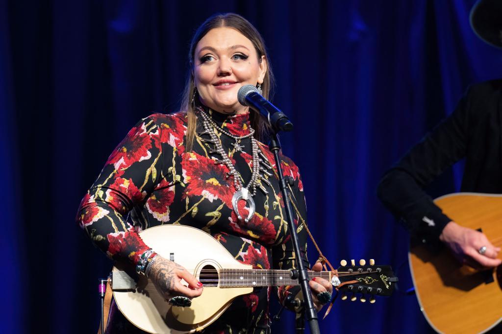 Elle King performs onstage during the LBJ Foundation honors at the LBJ Presidential Library in Austin, Texas, on May 12, 2023