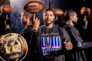 Usher and his Super Bowl ring