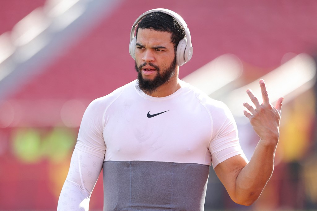 Caleb Williams starred at USC before declaring for the 2024 NFL Draft.