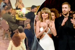 Taylor Swift escaped an awkward run-in with her ex-boyfriend