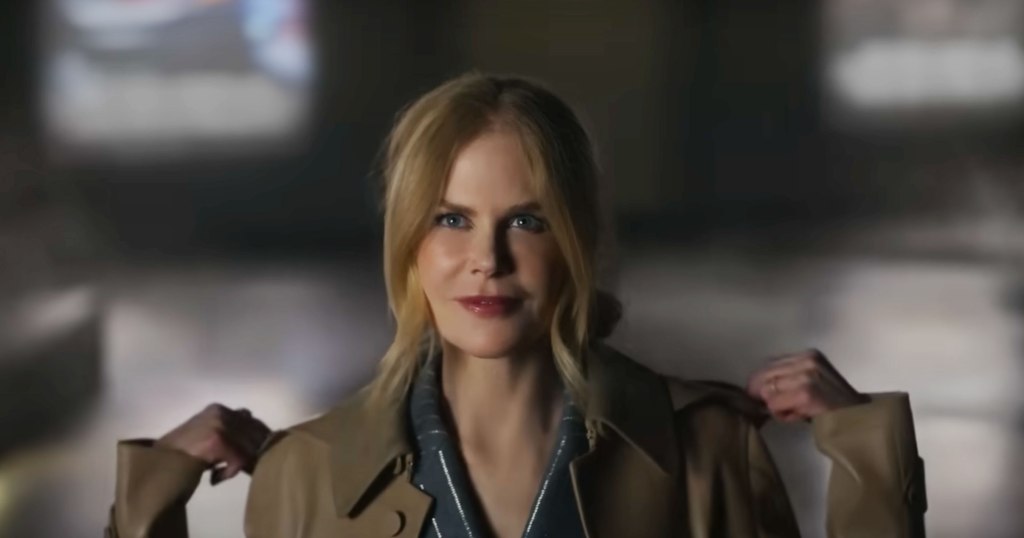 Nicole Kidman at the start of the 2021 AMC Theaters ad that ended up going viral.
