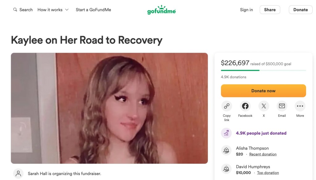 The GoFundMe.