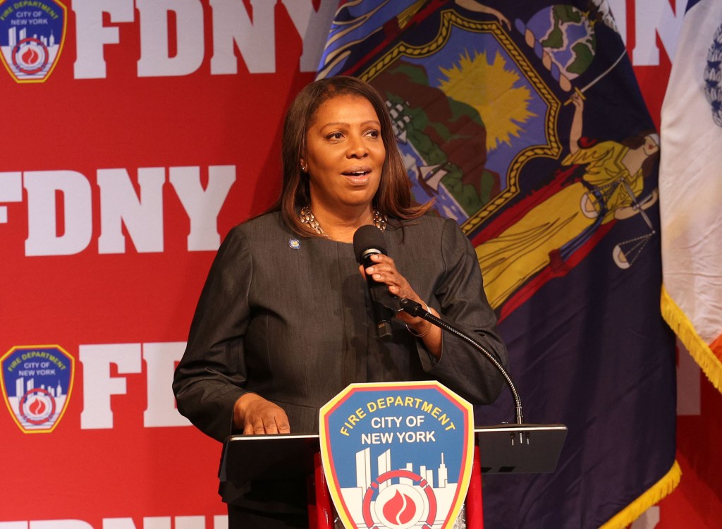 New York State Attorney General Letitia James.