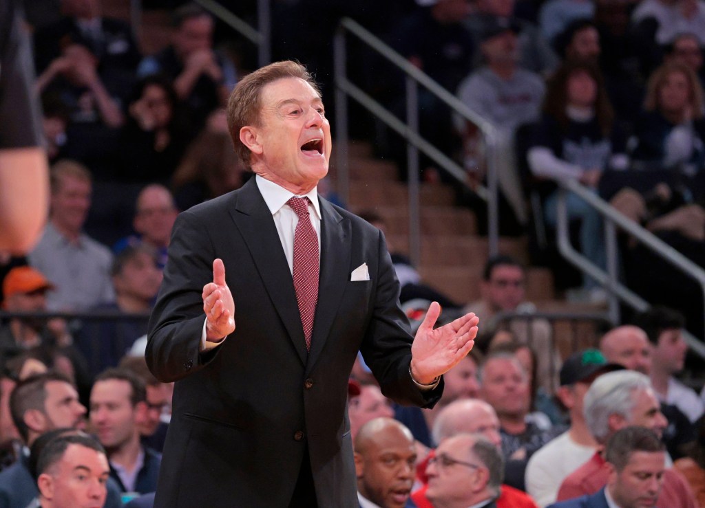 St. John's head coach Rick Pitino led his bunch into the Big East Tournament semifinals.