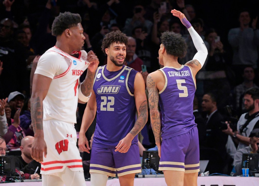 James Madison rolled over Wisconsin in the first round of March Madness.