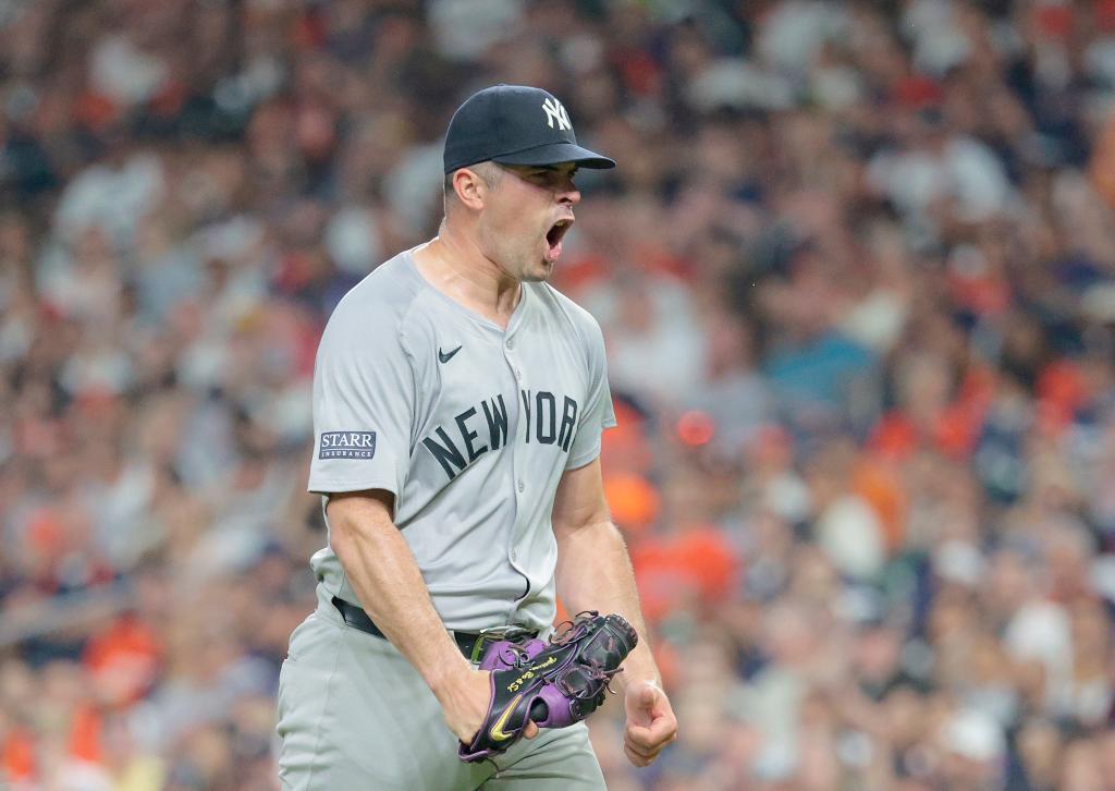 Carlos Rodon kept the Yankees in it early.