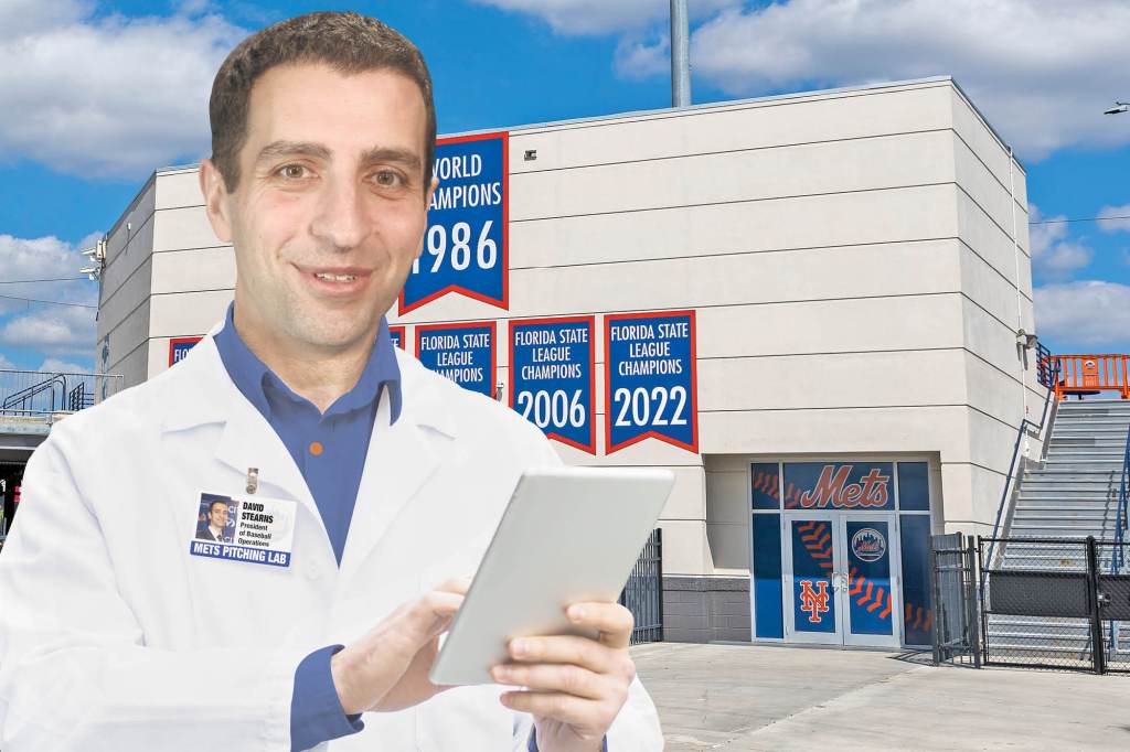 David Stearns revealed some details about the Mets pitching lab.