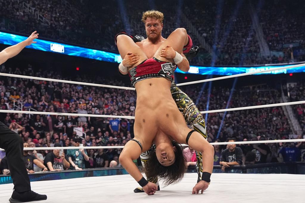 Will Ospreay and Konosuke Takeshita did battle at AEW Revolution