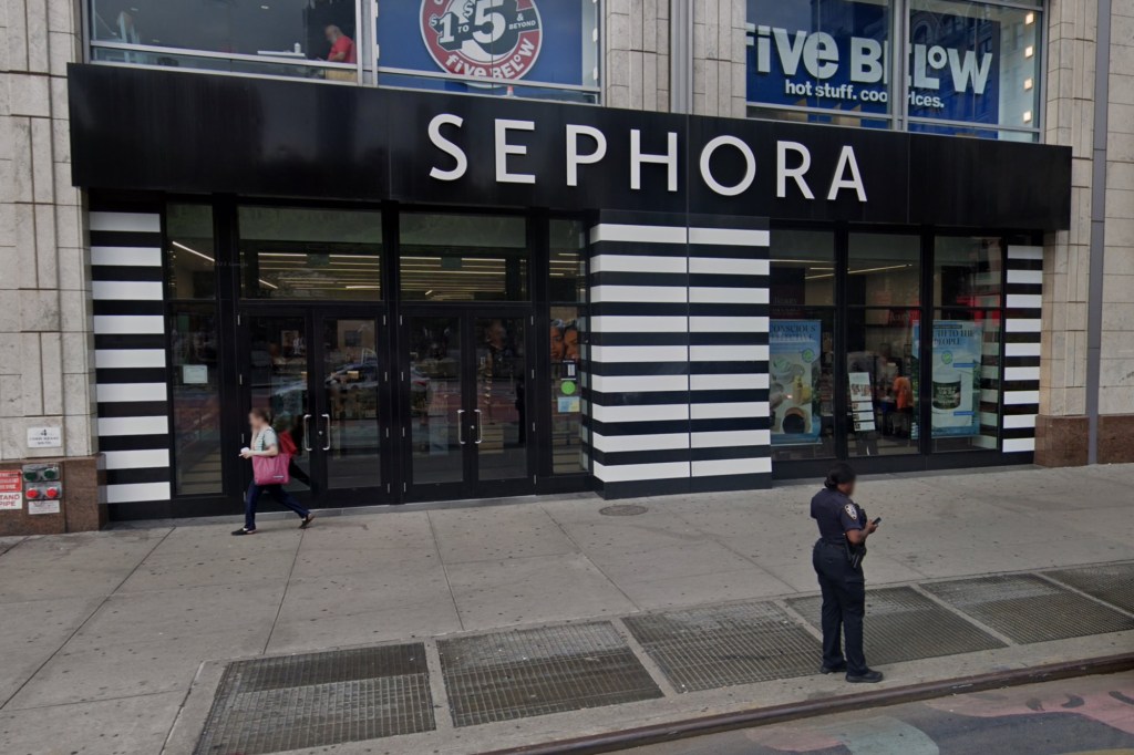 The Sephora at 40 East 14th Street in Union Square.