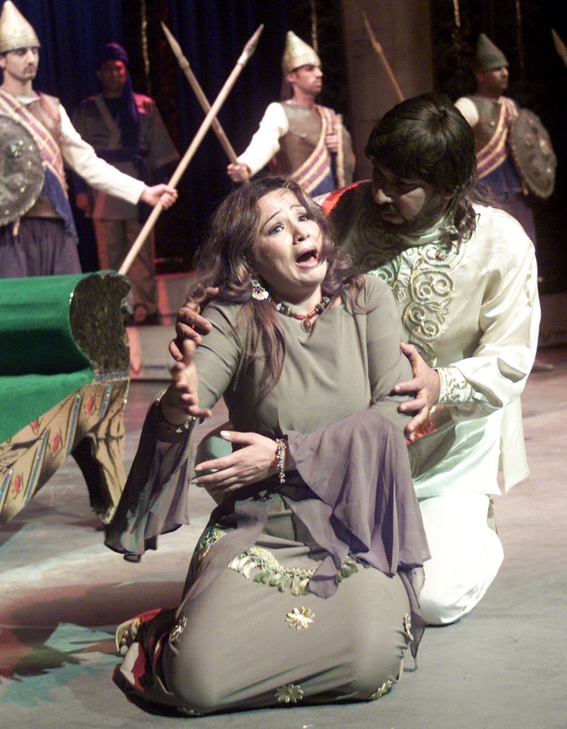 A photo of the musical version of "Zabibah and the King."