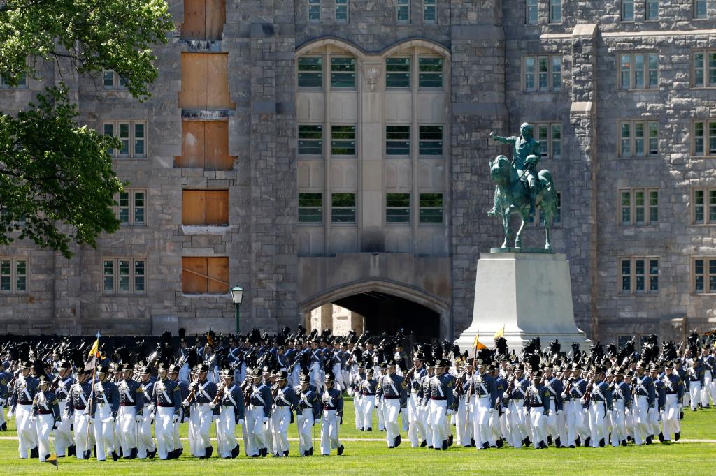 West Point cadets at the US Military Academy.