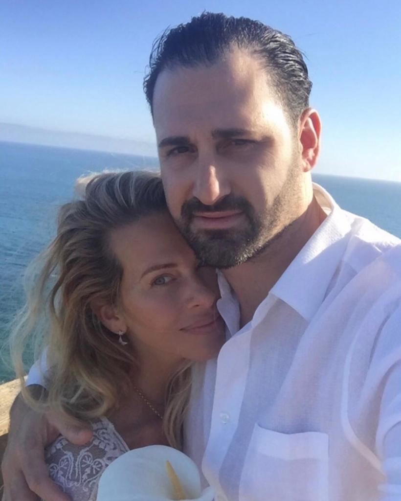 Dina Manzo with David Cantin, her new husband. 