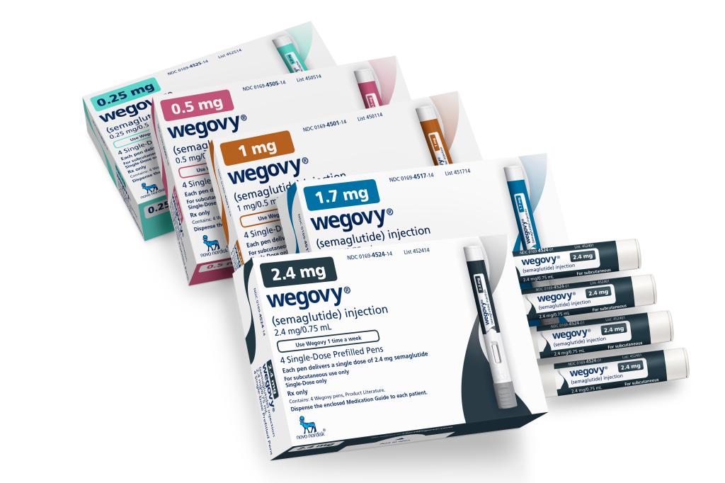 Wegovy packaging