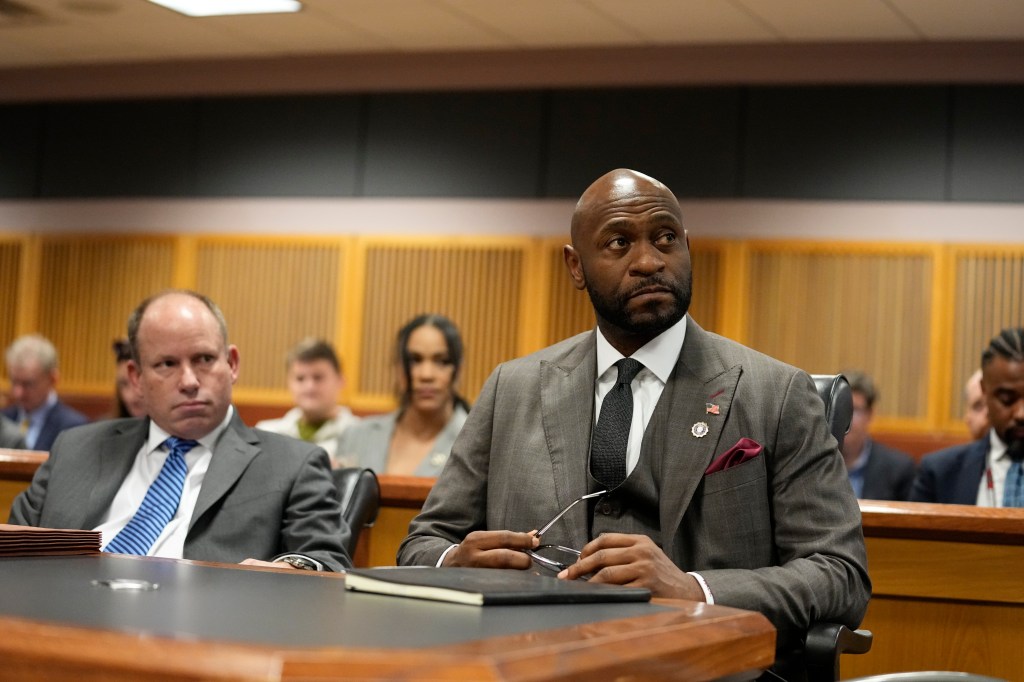 Special prosecutor Wade attending a hearing in the case of the State of Georgia v. Donald John Trump at the Fulton County Courthouse on February 27, 2024.