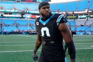 Brian Burns could become a free agent if the Panthers don't place the franchise tag on him.