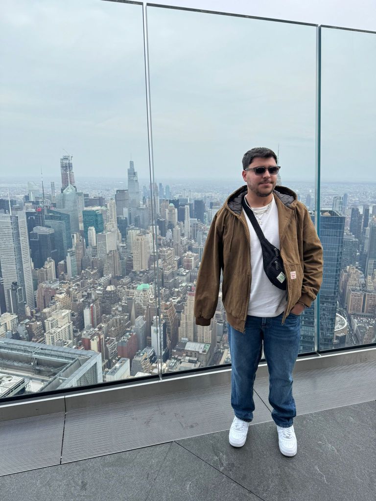 Harir at The Edge during his visit to New York City.