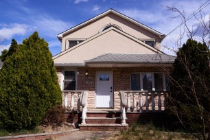 Real estate of a home occupied by squatters at 26-07 160th Street on Tuesday, March 19, 2024 in Queens, New York.