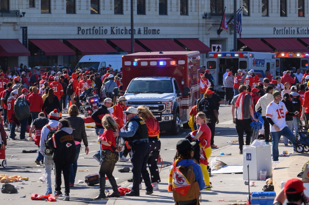 Scene of the shooting.