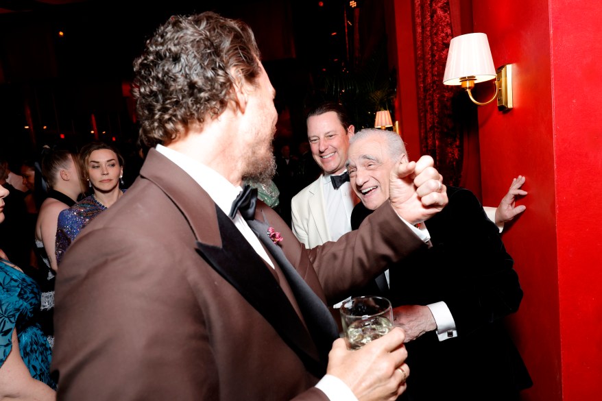 Matthew McConaughey and Martin Scorsese 