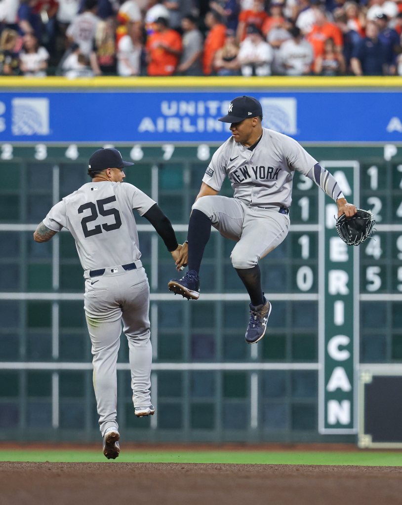 Juan Soto and the Yankees held off the Astros.