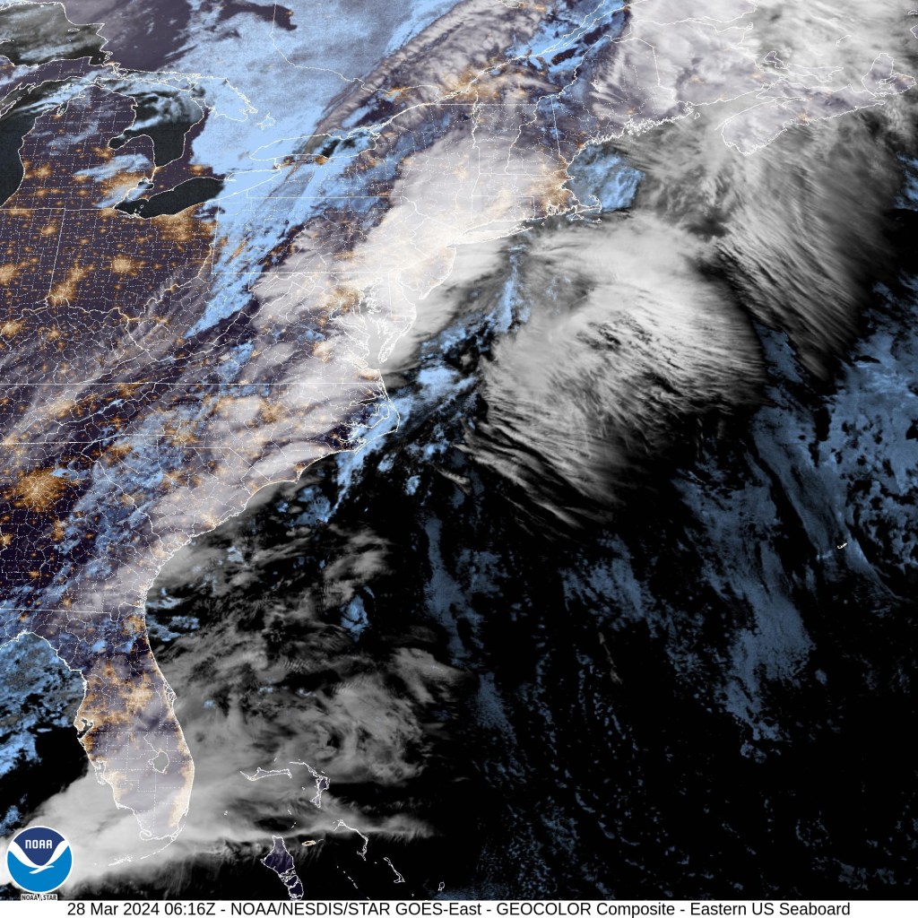 The FOX Forecast Center said a strengthening low will pull in moisture directly from the Atlantic Ocean, resulting in moderate to heavy rain from the Carolinas to New England.