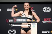 Erin Blanchfield, a native of Elmwood Park, N.J., will headline Saturday's UFC event in Atlantic City.