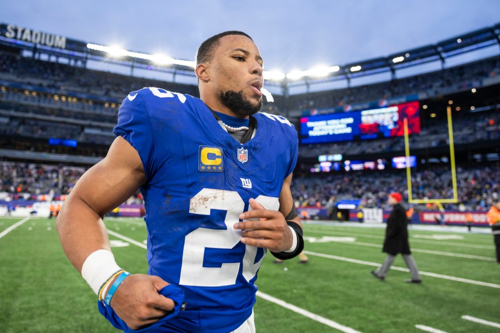 Saquon Barkley is leaving the Giants to sign with the rival Eagles in NFL free agency.