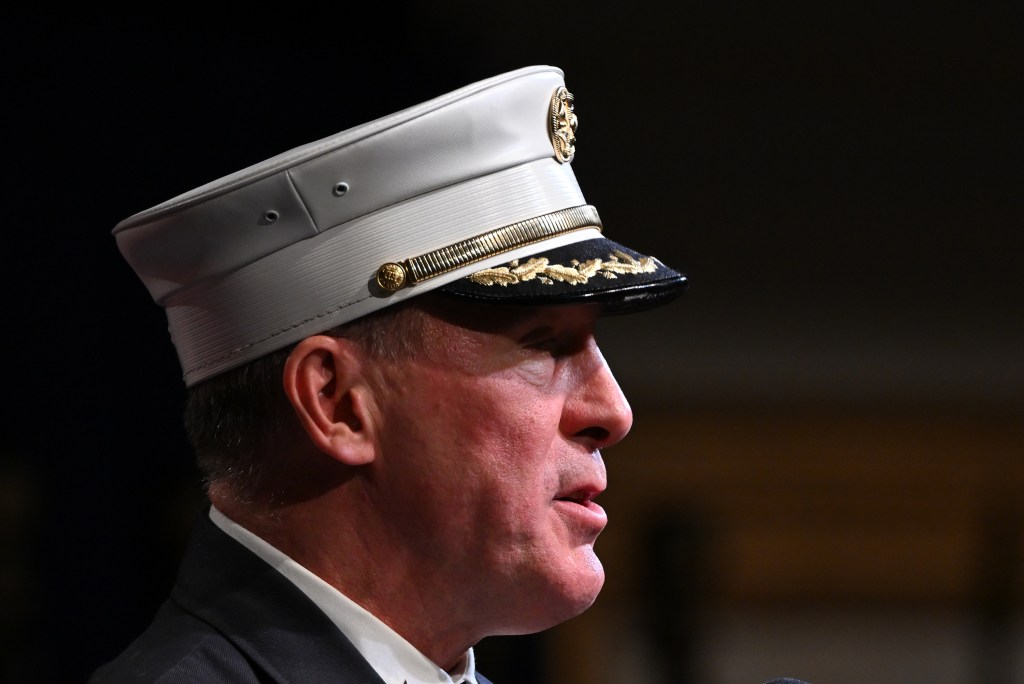 FDNY Chief of Department John Hodges in his dress uniform