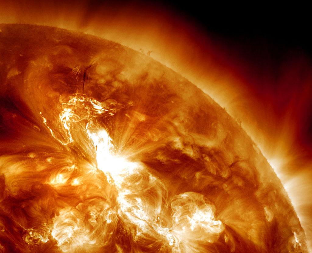 Solar flares or coronal mass ejections might also happen on the sun during the eclipse.