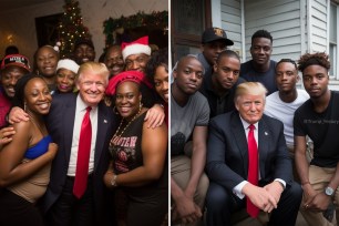 Supporters of former President Donald Trump are creating and sharing viral AI generated photos of him surrounded by black voters in order to encourage real black constituents to vote for him, community advocates say.