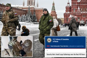 The US embassy in Moscow warned its citizens to stay away from concerts and crowds in the next 48 hours, claiming that "extremists" were planning an attack in Russia's capital